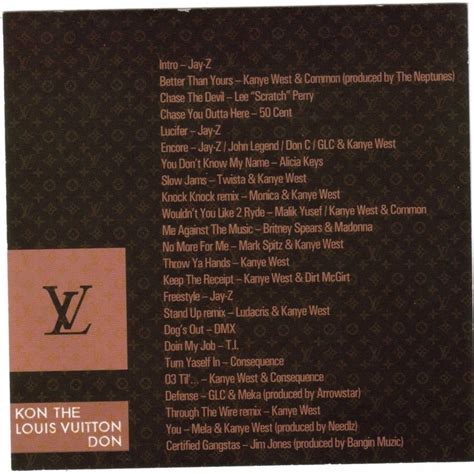 lv don|Kon the Louis Vuitton Don Lyrics and Tracklist .